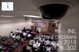 INL Lettera circolare 18 giugno 2018 prot. n. 302 INL Lettera circolare 18 giugno 2018 prot. n. 302