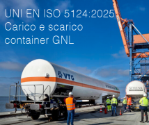 UNI EN ISO 5124:2025 / Carico e scarico di carri cisterna e container di GNL
