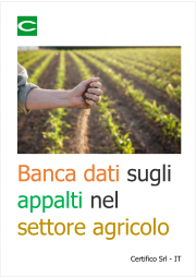 Banca dati sugli appalti nel settore agricolo 