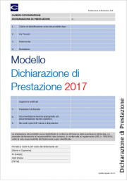 Dichiarazione di Prestazione DoP - Regolamento Prodotti da Costruzione 305/2011 Dichiarazione di Prestazione DoP - Regolamento Prodotti da Costruzione 305/2011