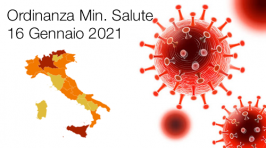 Ordinanza Ministero della Salute 16 Gennaio 2021