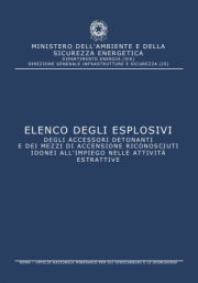 Elenco esplosivi impiego attività estrattive 2024