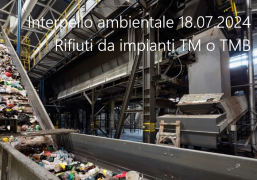 Interpello ambientale 18.07.2024 - Rifiuti da impianti TM o TMB