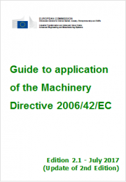 Guida Direttiva macchine 2006/42/CE - Ed. 2017 EN Guida Direttiva macchine 2006/42/CE - Ed. 2017 EN