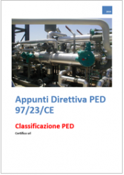 Appunti Direttiva PED 97/23/CE: Introduzione alla classificazione attrezzatura a pressione Appunti Direttiva PED 97/23/CE: Introduzione alla classificazione attrezzatura a pressione