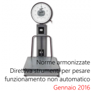 Norme armonizzate Direttiva Strumenti pesare non automatici Gennaio 2016 Norme armonizzate Direttiva Strumenti pesare non automatici Gennaio 2016