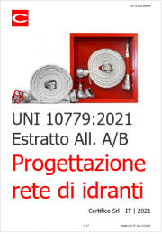 UNI 10779:2021 | Progettazione rete di idranti