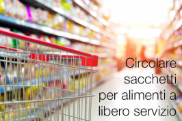 Circolare sacchetti per alimenti a libero servizio Circolare sacchetti per alimenti a libero servizio