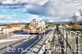 Deroghe interne ADR: Modifica Allegato I, allegato II e allegato III della direttiva 2008/68/CE