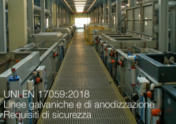 UNI EN 17059:2018 | Linee galvaniche e di anodizzazione - Requisiti di sicurezza UNI EN 17059:2018 | Linee galvaniche e di anodizzazione - Requisiti di sicurezza