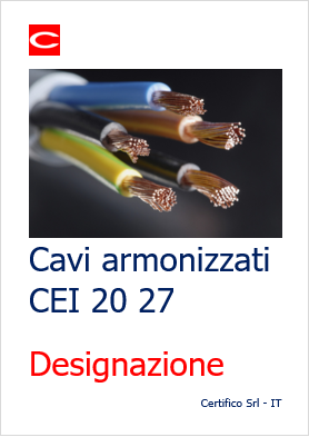 Cavi armonizzati CEI 20 27