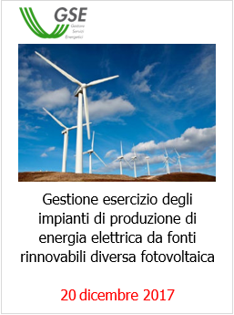 GSE gestione impianti produzione