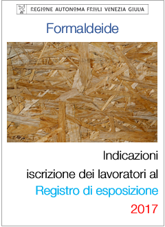 Formaldeide Regione Friuli Venezia Giulia 2017