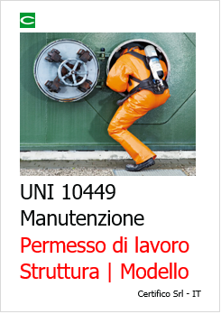 UNI 10449 Permesso di lavoro