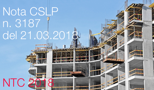 Nota CSLP n  3187 del 21 marzo 2018