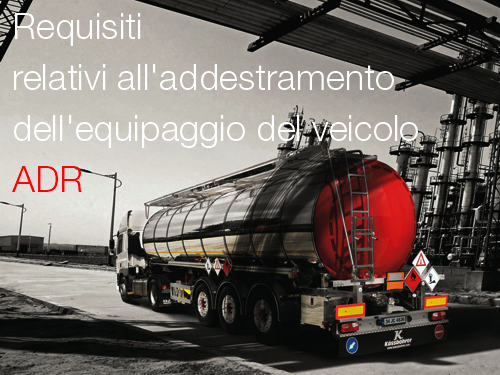 Requisiti formazione membri equipaggio ADR