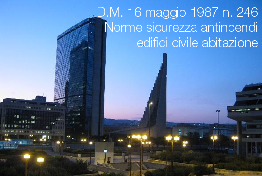 D M  16 maggio 1987 n  246