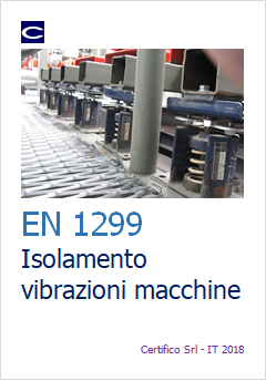 EN 1299 isolamento vibrazionale macchine