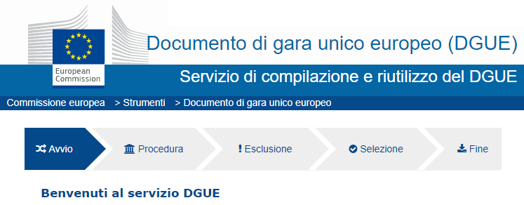 DGUE compilazione