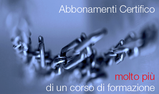 Abbonamento certifico formazione