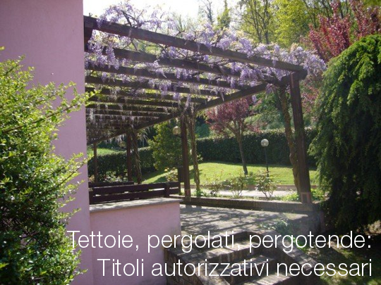 Tettoie pergolati pergotende