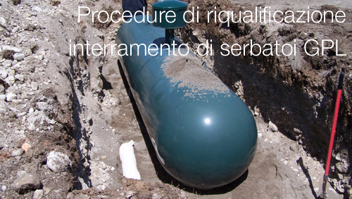 Procedure di  riqualificazione   per  interramento  di serbatoi GPL