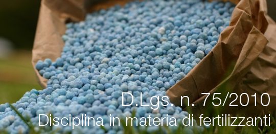 D Lgs  n  75 2010 Fertilizzanti