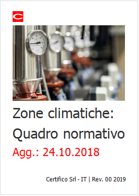 Zone climatiche   Quadro normativo