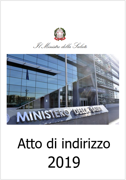 Atto di Indirizzo Min Salute 2019