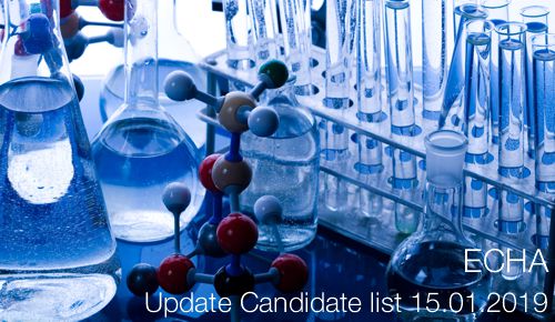 ECHA Update Candidate list 15 01 2019