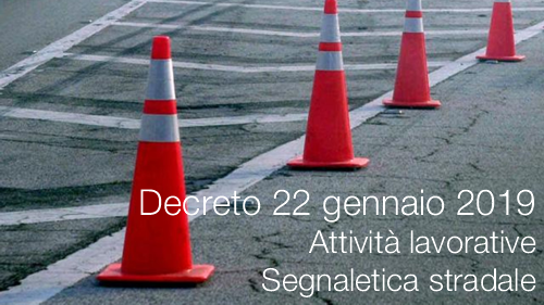 Decreto MLPS 22 gennaio 2019