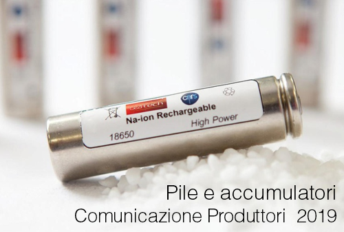 Pile e accumulatori   Comunicazione Produttori 2019