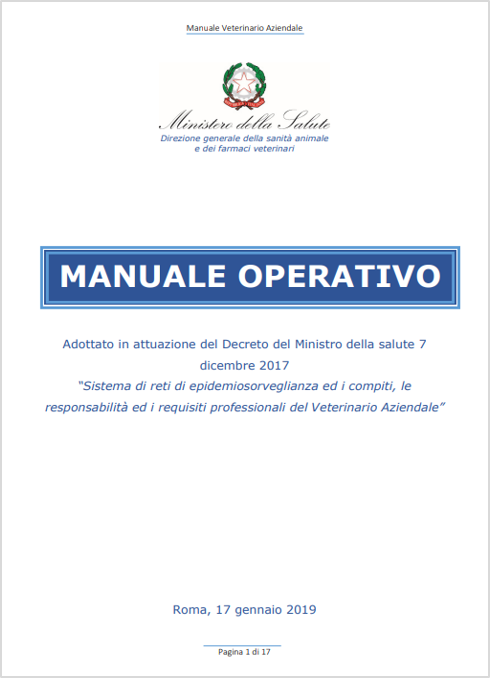 Veterinario aziendale   Manuale operativo