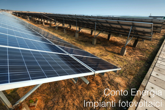 Conto Energia impianti fotovoltaici