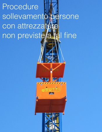 Procedure sollevamento persone con attrezzature non previste a tal fine