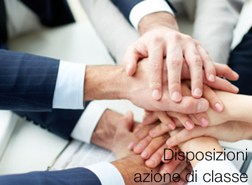 Disposizioni azioni di classe