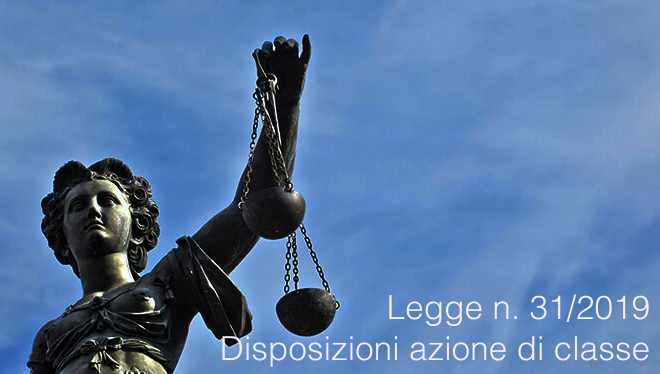 Legge 12 aprile 2019 n  31 azione di classe