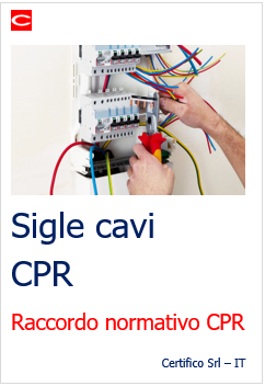 sigle cavi CPR