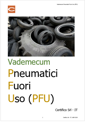 Vademecum Pneumatici Fuori Uso PFU