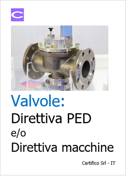 Valvole PED Macchine