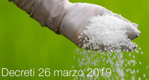 Decreto 26 marzo 2019