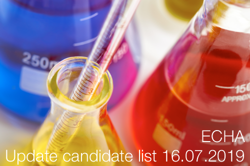 ECHA Update candidate list 16 07 2019