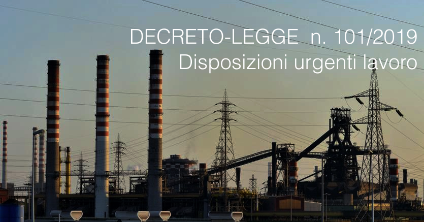 DECRETO LEGGE  n  101 2019