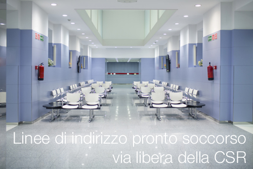 Nuove linee di indirizzo pronto soccorso