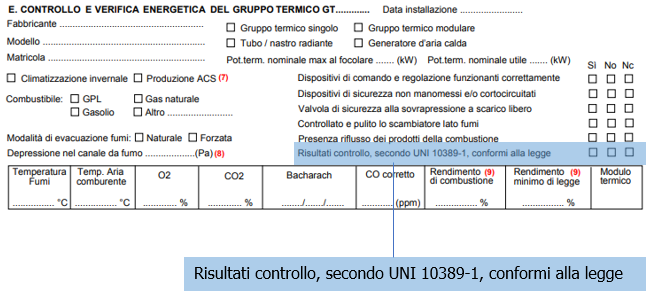 Rapporto di Prova UNI 10389 1 2019 00