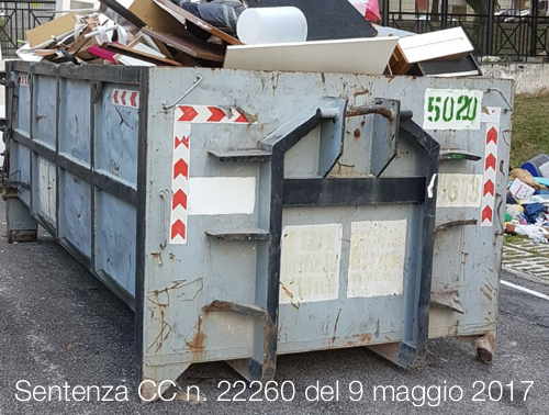 Sentenza CC n  22260 del 9 maggio 2017