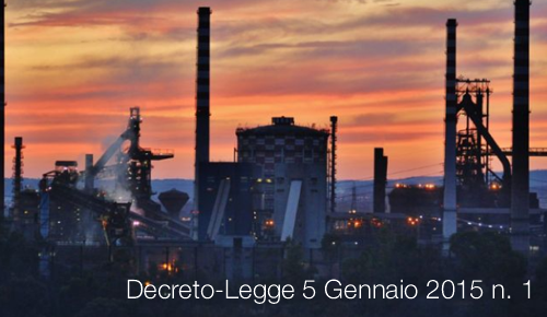 Decreto Legge 5 Gennaio 2015 n  1