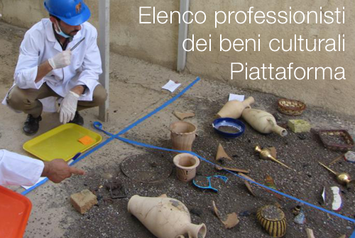 Elenco professionisti dei beni culturali