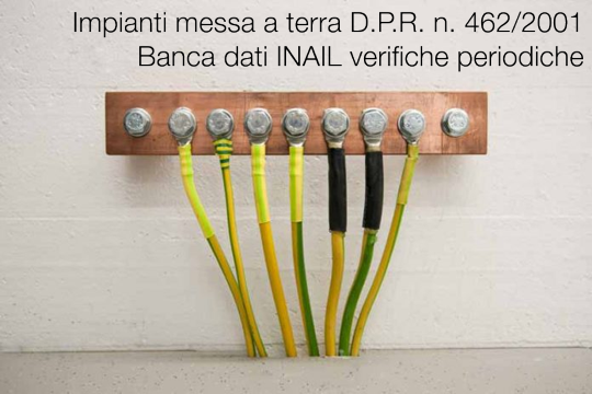 Banca dati INAIL delle verifiche periodiche DPR 462 2001