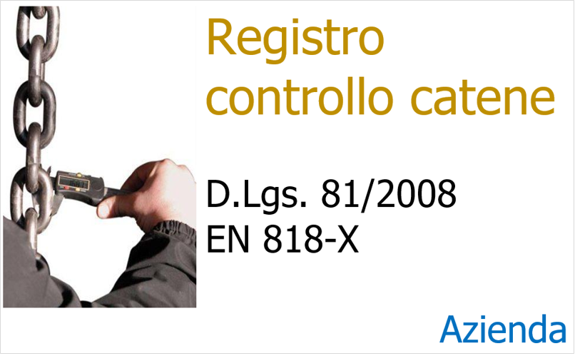 Registro controllo catene